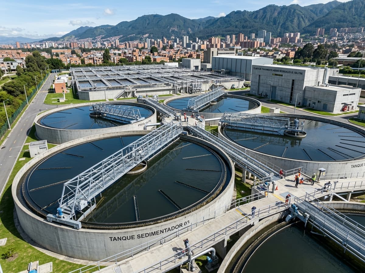 Proyecto de infraestructura protegido con impermeabilizante Penetron: PTAR El Salitre